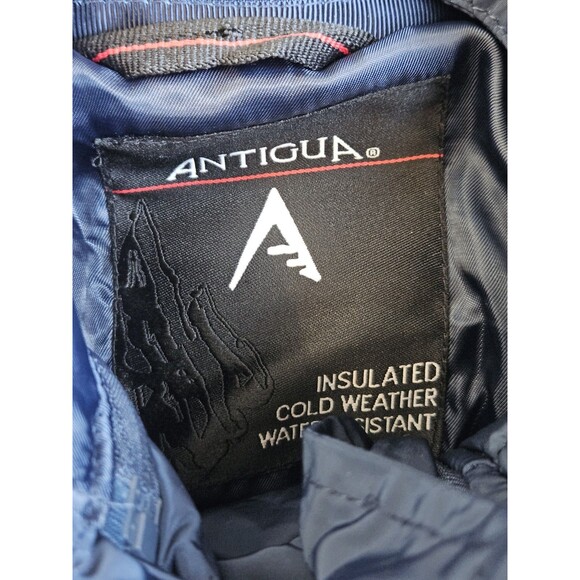 Antigua UNC Tar Heels Mens Hooded Insulated XL Jacket NWT Blue North Carolina - Picture 6 of 11